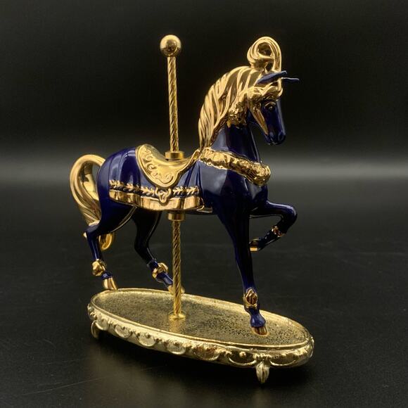 Vintage 1996 Franklin Mint Carousel Horse Figurine - Picture 2 of 16